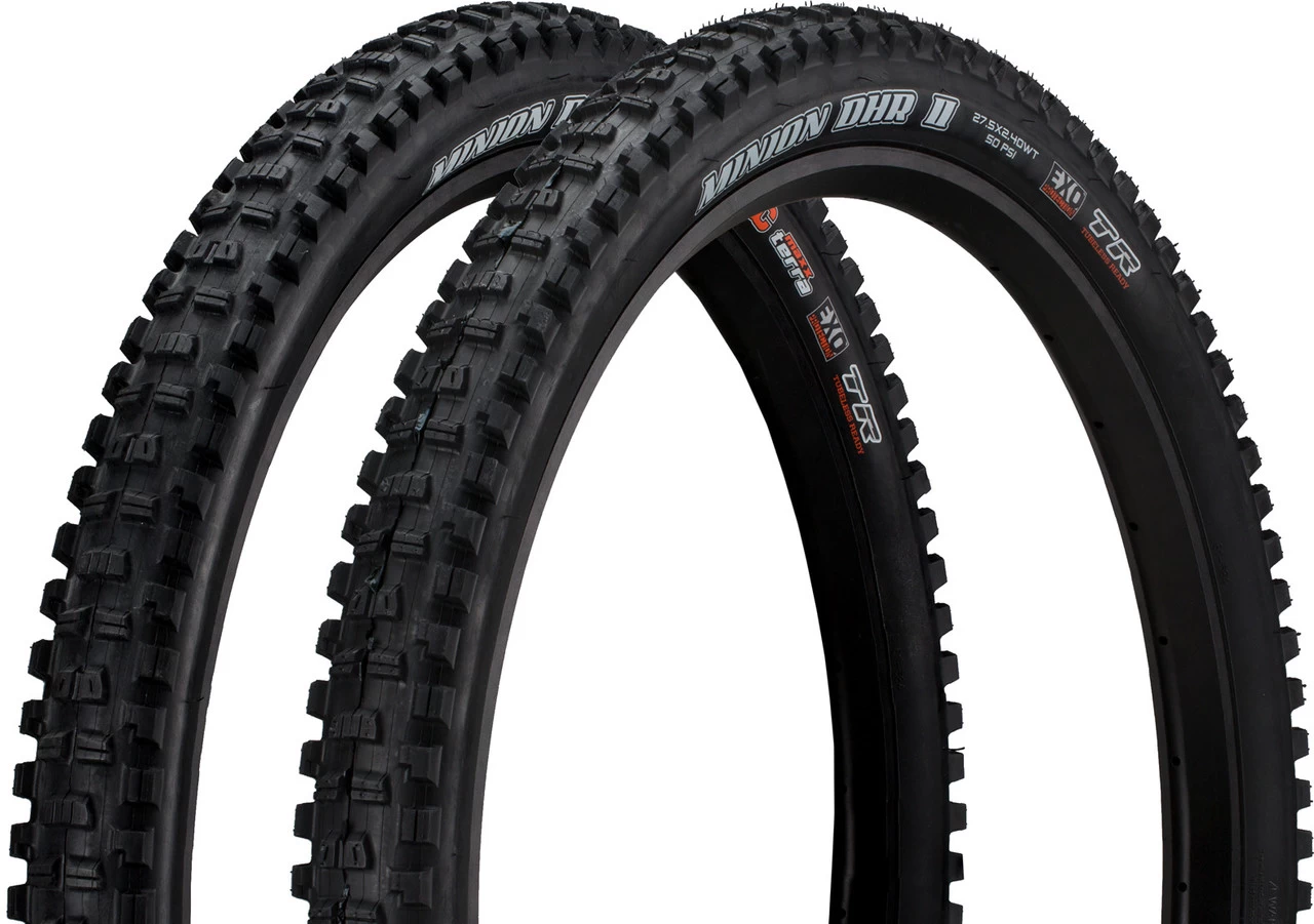 MAXXIS Minion DHR II 3C MaxxTerra EXO/Dual WT 27.5" Folding Tyre Set 1 MAXXIS Minion DHR II 3C MaxxTerra EXO/Dual WT 27.5" Folding Tyre Set