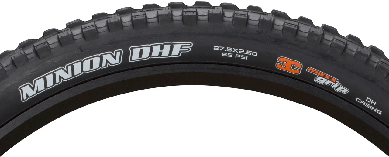 MAXXIS Minion DHF 3C MaxxGrip Downhill WT TR 27.5" Folding Tyre 3 MAXXIS Minion DHF 3C MaxxGrip Downhill WT TR 27.5" Folding Tyre - Image 3