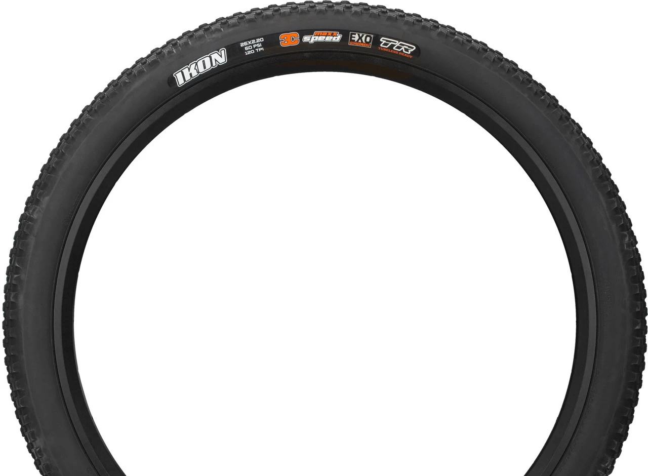 MAXXIS Ikon 3C MaxxSpeed EXO TR 26" Folding Tyre 2 MAXXIS Ikon 3C MaxxSpeed EXO TR 26" Folding Tyre - Image 2