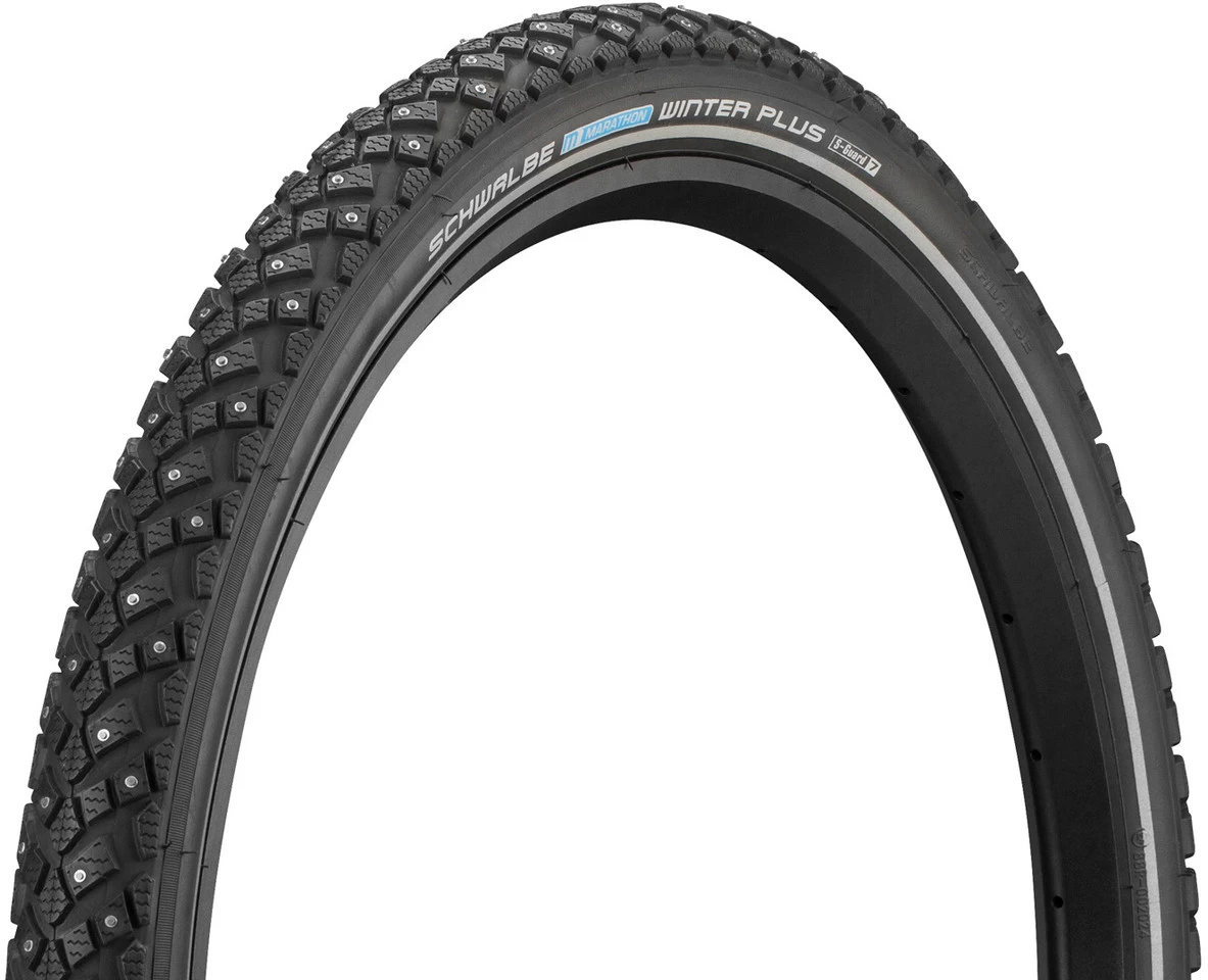 Schwalbe Marathon Winter Plus 26" Studded Wired Tyre Set 2 Schwalbe Marathon Winter Plus 26" Studded Wired Tyre Set - Image 2