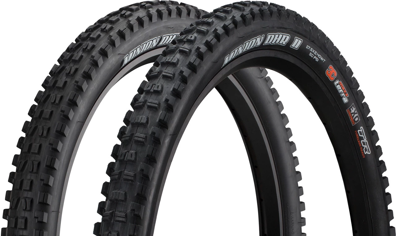 MAXXIS Minion DHF / DHR II 3C MaxxTerra EXO WT TR 27.5" Folding Tyre Set 1 MAXXIS Minion DHF / DHR II 3C MaxxTerra EXO WT TR 27.5" Folding Tyre Set