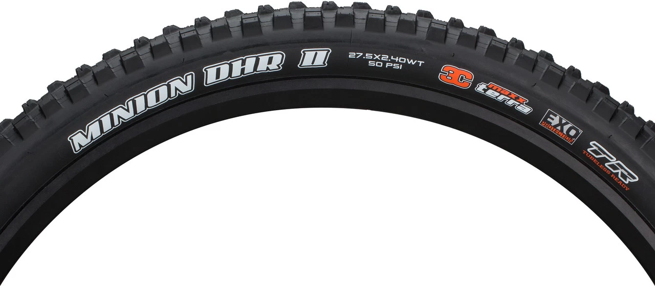 MAXXIS Minion DHF / DHR II 3C MaxxTerra EXO WT TR 27.5" Folding Tyre Set 3 MAXXIS Minion DHF / DHR II 3C MaxxTerra EXO WT TR 27.5" Folding Tyre Set - Image 3