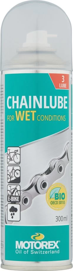 Motorex Chainlube WET Conditions Spray Chain Lubricant