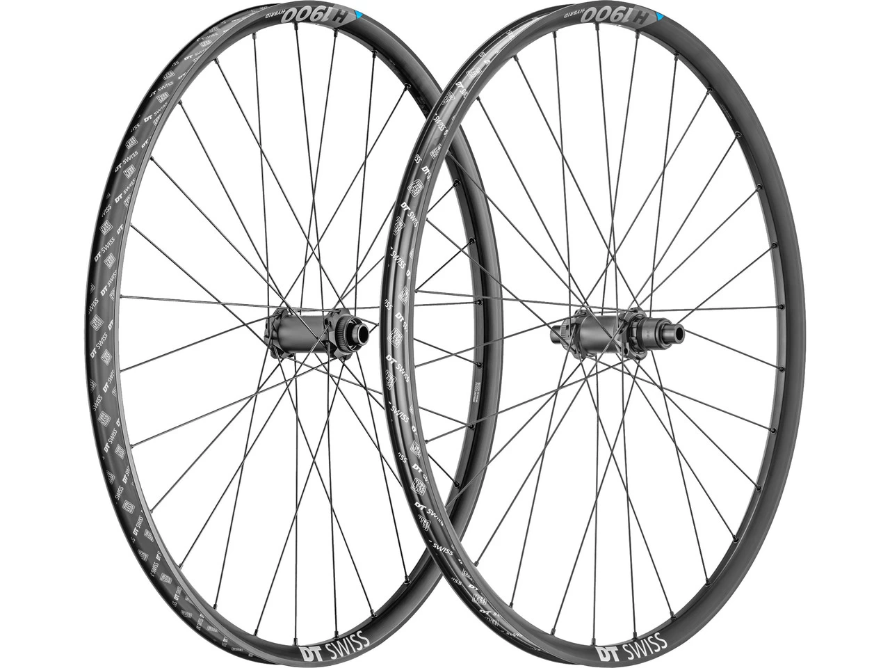 Dt-swiss H 1900 SPLINE 27.5" 30 Boost Center Lock Disc Hybrid Wheelset 1 Dt-swiss H 1900 SPLINE 27.5" 30 Boost Center Lock Disc Hybrid Wheelset