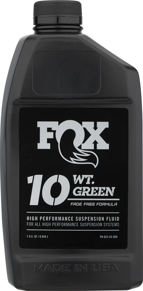 Fox Racing Shox Suspension Fluid Green 10 WT 1 Fox Racing Shox Suspension Fluid Green 10 WT